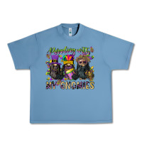 Pebble Blue parading with my gnomies Urban Heavy Tee - CowGirlArtShop