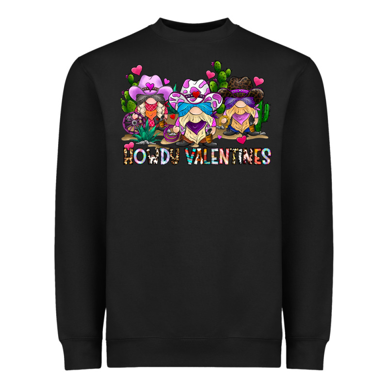 Howdy Valentines Heavyweight Sweatshirt by CowhideDigitalArt | Teevron