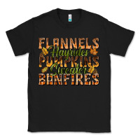 Black Flannels Hayrides Pumpkins Classic Tee - texasbilliewilder
