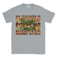Heather Grey Flannels Hayrides Pumpkins Classic Tee - texasbilliewilder
