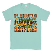Seafoam Flannels Hayrides Pumpkins Classic Tee - texasbilliewilder