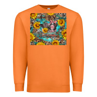 Carrot baby pigs with leopard cowhide and sunflowers Premium Sweatshirt - Artiststas