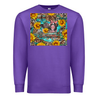 Baby Pigs With Leopard Cowhide And Sunflowers Premium Sweatshirt | Teevron