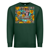 Sports Green baby pigs with leopard cowhide and sunflowers Premium Sweatshirt - Artiststas
