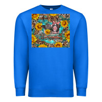 True Royal baby pigs with leopard cowhide and sunflowers Premium Sweatshirt - Artiststas