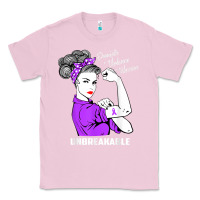 Bubblegum Pink Domestic Violence Warrior Unbreakable Awareness Gift Classic Tee - minhPixels