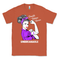 Copper Domestic Violence Warrior Unbreakable Awareness Gift Classic Tee - minhPixels