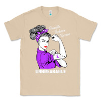 Mushroom Domestic Violence Warrior Unbreakable Awareness Gift Classic Tee - minhPixels