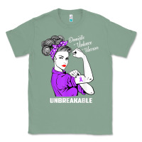 Sage Domestic Violence Warrior Unbreakable Awareness Gift Classic Tee - minhPixels