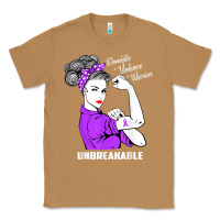 Toasted Coconut Domestic Violence Warrior Unbreakable Awareness Gift Classic Tee - minhPixels