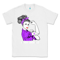 White Domestic Violence Warrior Unbreakable Awareness Gift Classic Tee - minhPixels