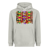 Moon Dust mardi gras cake fleur de lis crawfish brushstrokes Heavyweight Hoodie - Artiststas