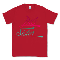Red Big Sister love Big Sis Gift ba Classic Tee - minhPixels