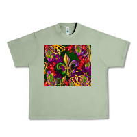 Oil Green mardi gras Urban Heavy Tee - CowGirlArtShop