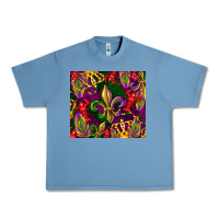 Pebble Blue mardi gras Urban Heavy Tee - CowGirlArtShop