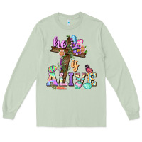 Matcha He is alive Easter Day Long Sleeve Tee - CowGirlArtShop
