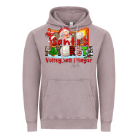 Vintage Zinc santas favorite volleyball player Vintage Hoodie - CowGirlArtShop