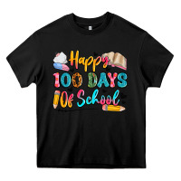 Black happy 100 days of school Heavy Core Tee - Artiststas