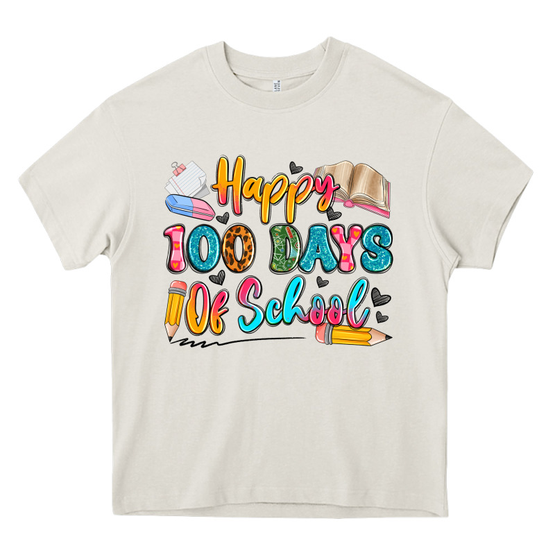 Happy 100 Days Of School Heavy Core Tee by Artiststas | Teevron