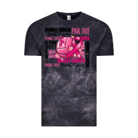 Cloud Black volleyball pink out breast cancer Vintage Tee - RanaPortraitStore