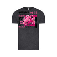 Vintage Black volleyball pink out breast cancer Vintage Tee - RanaPortraitStore