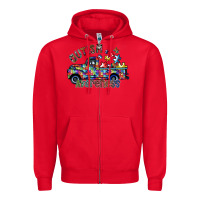 Red autism avareness Zipper Hoodie - SublimationCraftShop