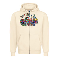 Sandshell autism avareness Zipper Hoodie - SublimationCraftShop