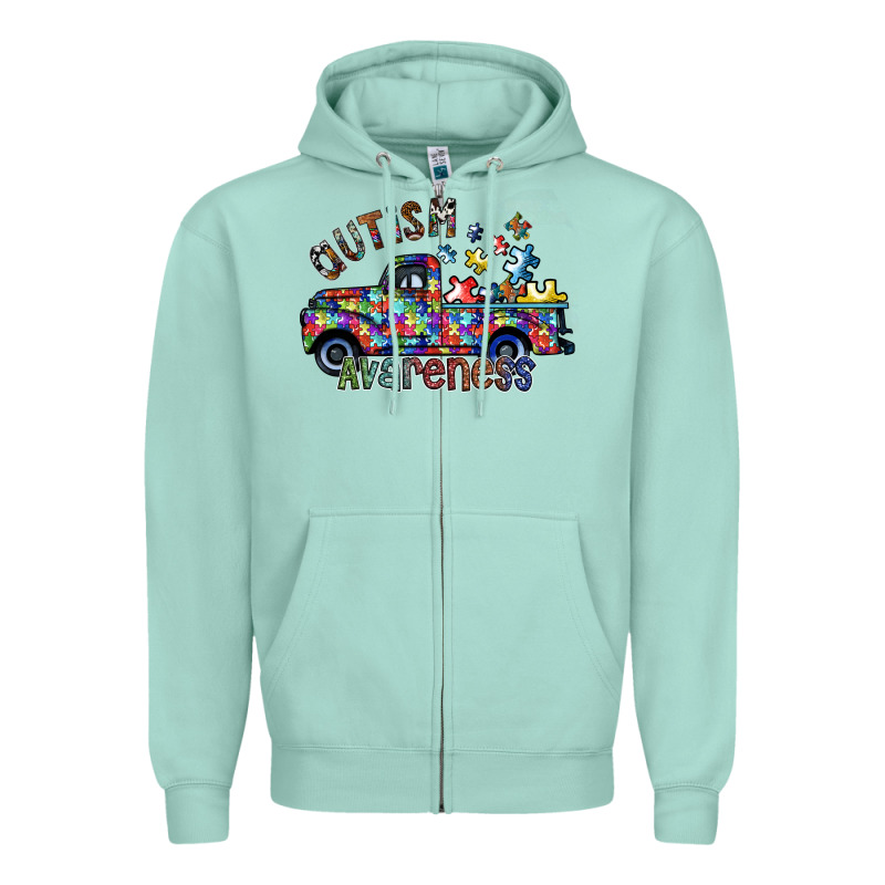 Autism Avareness Zipper Hoodie by SublimationCraftShop | Teevron