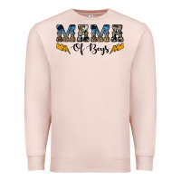 Pale Pink western mama of boys Premium Sweatshirt - Artiststas
