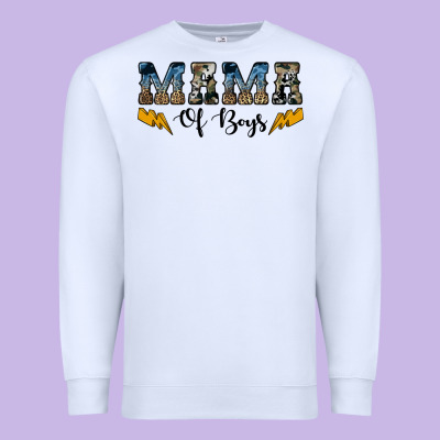 Western Mama Of Boys Premium Sweatshirt Designed By Artiststas
