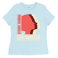 Baby Blue Women's Angeles Los Angeles Ladies Tee - Bettercallsaul