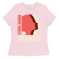 Bubblegum Pink Women's Angeles Los Angeles Ladies Tee - Bettercallsaul