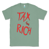 Sage tax the rich shirt (on back)political t shirts for women men t shirt Classic Tee - minhPixels