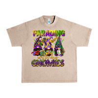 French Oak parading with my gnomies mardi gras Urban Heavy Tee - CowGirlArtShop