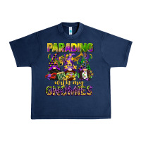 Navy parading with my gnomies mardi gras Urban Heavy Tee - CowGirlArtShop