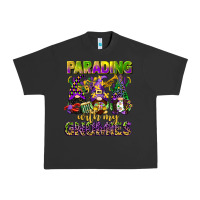 Pigment Black parading with my gnomies mardi gras Urban Heavy Tee - CowGirlArtShop