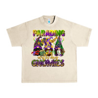 Sandshell parading with my gnomies mardi gras Urban Heavy Tee - CowGirlArtShop