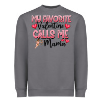 Storm love message with cupid and hearts Heavyweight Sweatshirt - CowhideDigitalArt