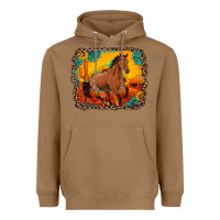Toasted Coconut horse with sunflowers turquoise gemstone western sunset leopard backgr Heavyweight Hoodie - Artiststas