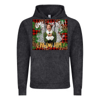 Vintage Black omg santa i know him elf Vintage Hoodie - CowGirlArtShop