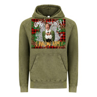 Vintage Olive omg santa i know him elf Vintage Hoodie - CowGirlArtShop