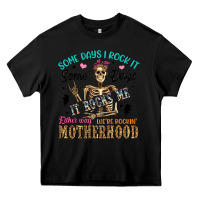 Black some days i rock it some days it rocks me either w Heavy Core Tee - Artiststas