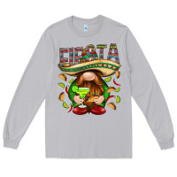 Moon Dust Fiesta gnome with tacos Mexico Long Sleeve Tee - HowdyJamesFarm