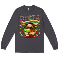 Smoke Fiesta gnome with tacos Mexico Long Sleeve Tee - HowdyJamesFarm