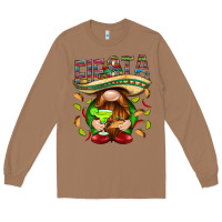 Toasted Coconut Fiesta gnome with tacos Mexico Long Sleeve Tee - HowdyJamesFarm