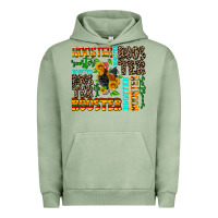Pigment Oil Green rooster Urban Hoodie - AdoDesignShop