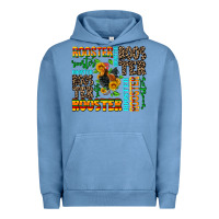 Pigment Pebble Blue rooster Urban Hoodie - AdoDesignShop