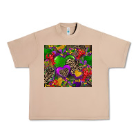 Burro mardi gras hearts Urban Heavy Tee - CowGirlArtShop