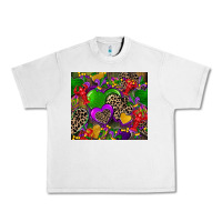 Lunar Rock mardi gras hearts Urban Heavy Tee - CowGirlArtShop