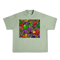 Mardi Gras Hearts Urban Heavy Tee | Teevron